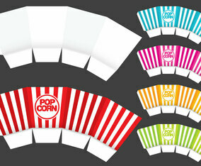 Popcorn Box Template