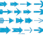 Messy Hand Drawn Arrow Set