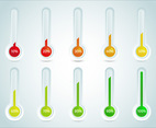 Goal Thermometer Vector Template