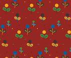Colorful Plants Pattern