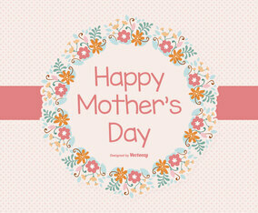 Happy Mother's Day Illustration