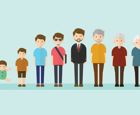 Grow Up Male Vectors