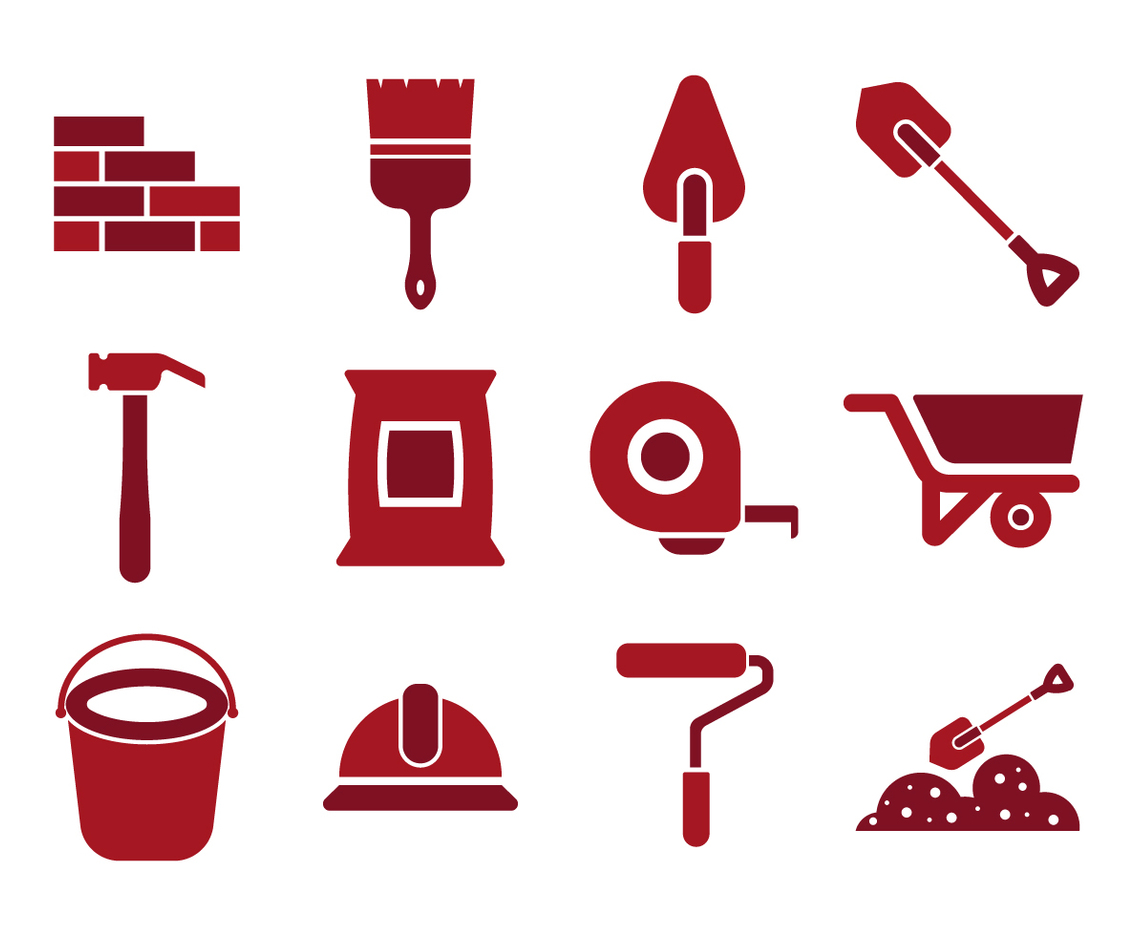 Free Bricklayer Icon Vectors