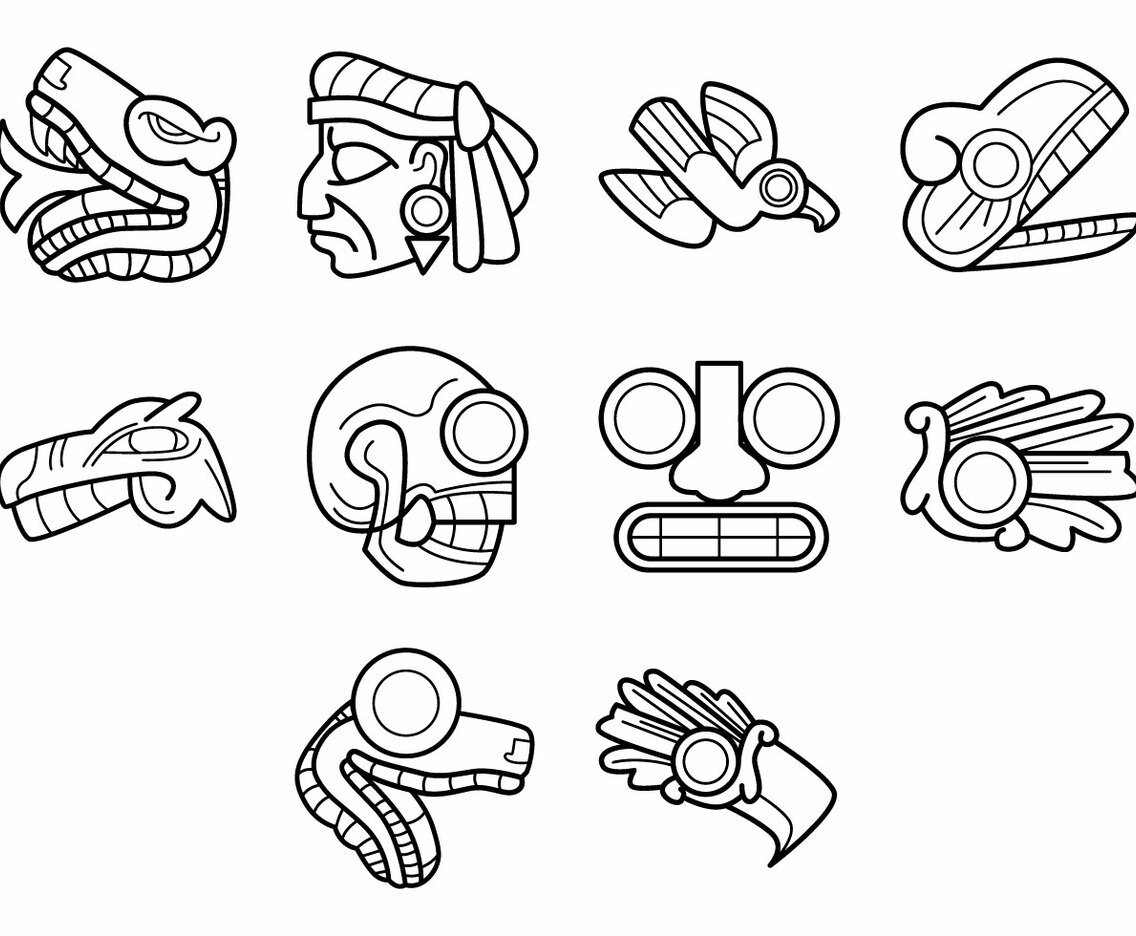 Aztec Symbol Vector