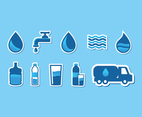 Agua Water Icon Set
