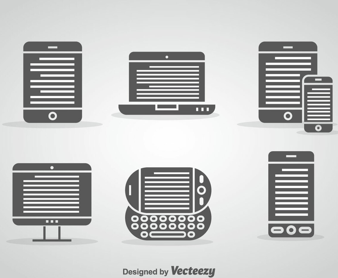 Ereader Vector Set