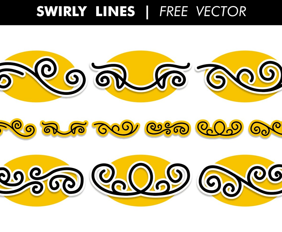 Swirly Lines Free Vector