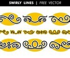 Swirly Lines Free Vector