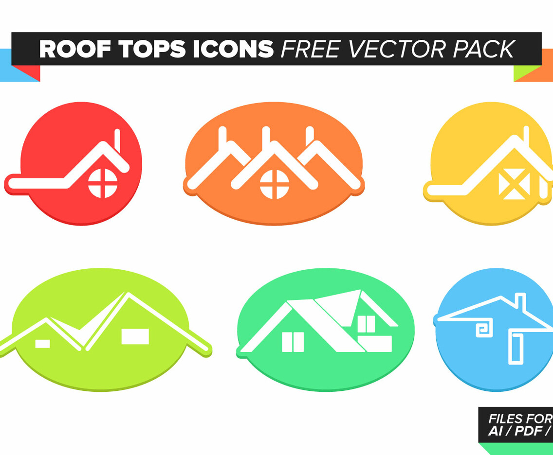 Roof Tops Free Vector Pack