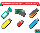 Pen Drive Free Vector Pack