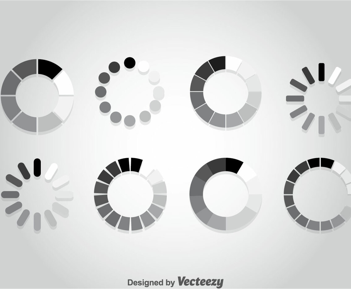 Grey Preloader Vector