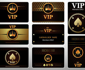 Set of VIP Cards Casino Royale