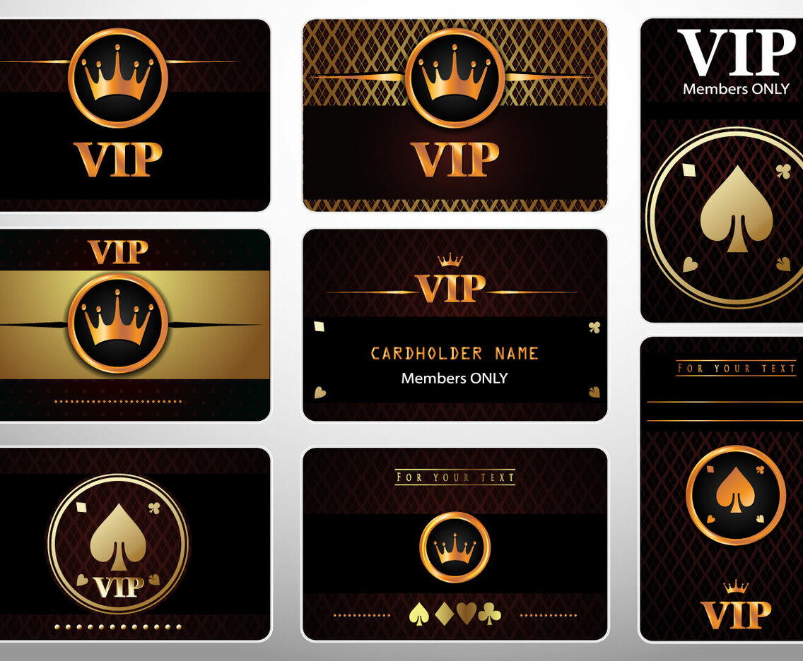 Set of VIP Cards Casino Royale