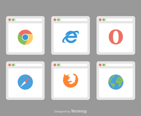 Free Web Browser Vector Icons