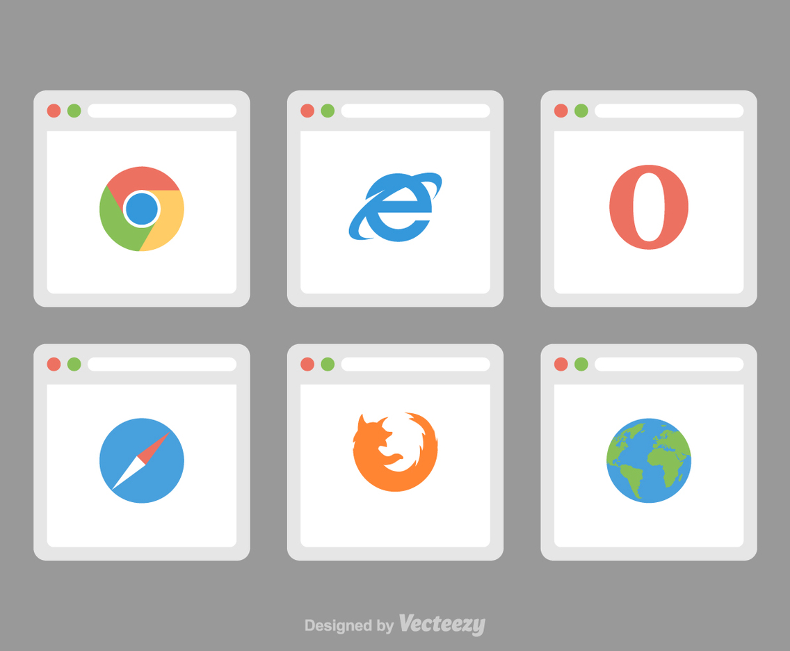 Free Web Browser Vector Icons