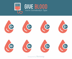 Free Blood Types Vector