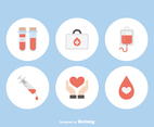 Free Blood Donation Vector Icons