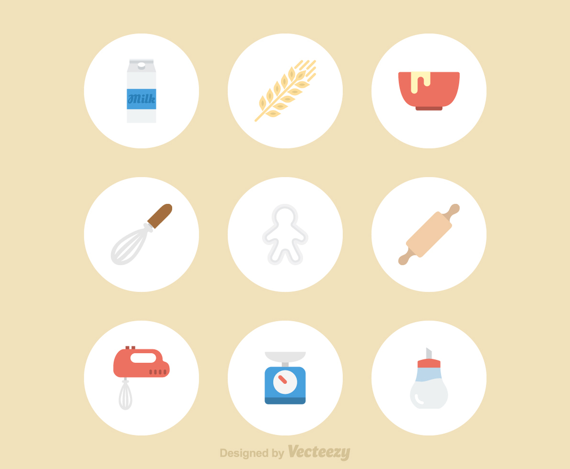 Free Baking Vector Icons