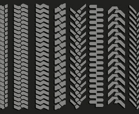 Tire Marks Vectors