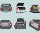 Car Boot Illustration Vector