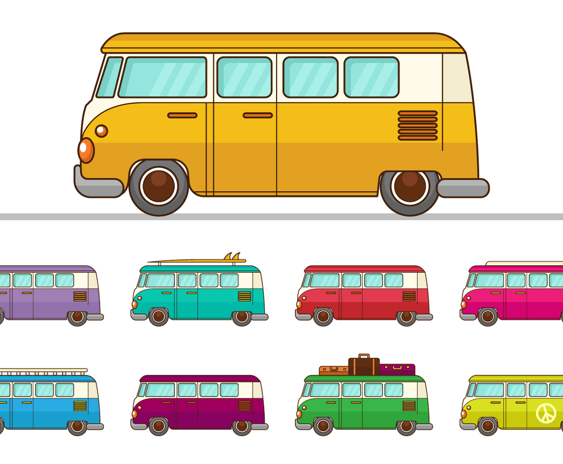 Free VW Camper Vectors