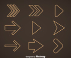Outline Arrow Vector