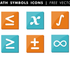 Math Symbols Icons Free Vector