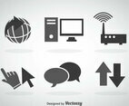 Internet Grey Icons
