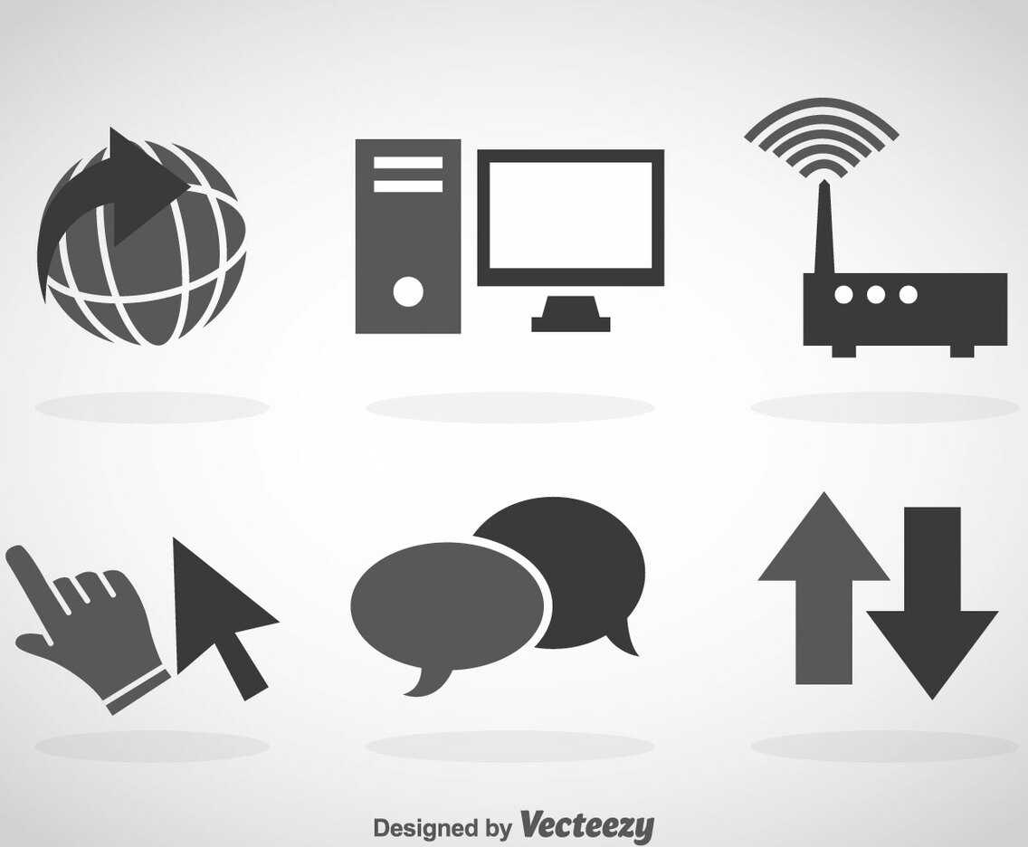 Internet Grey Icons