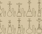 Nargile Line Icons