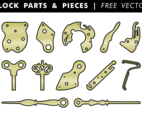 Clock Parts Pieces Free Vector