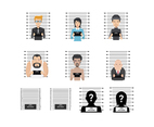 Free Mugshot Vectors