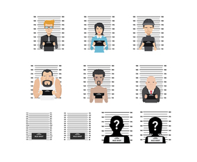 Free Mugshot Vectors