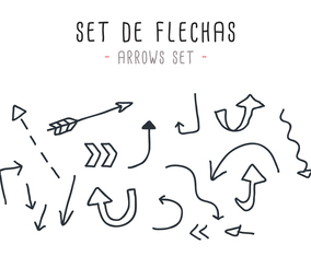 Vector Set de Flechas