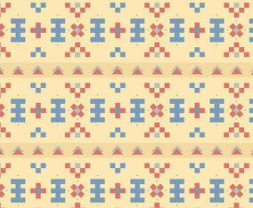 Native Pastel Pattern Background