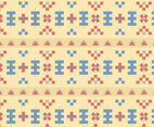 Native Pastel Pattern Background