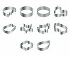 Steel Cookie Cutter Vector