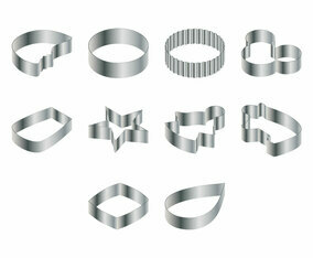 Steel Cookie Cutter Vector