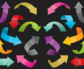 Free cute arrows - Vector Art