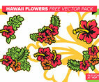Hawaii Flowers Free Vector Pack