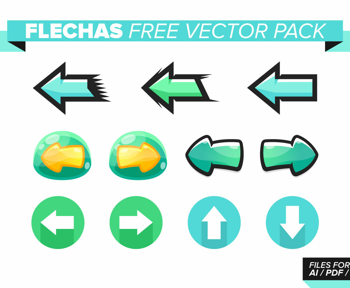 Flechas Free Vector Pack