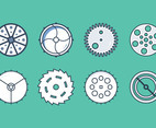 Free Clock Parts Vector Graphic 4