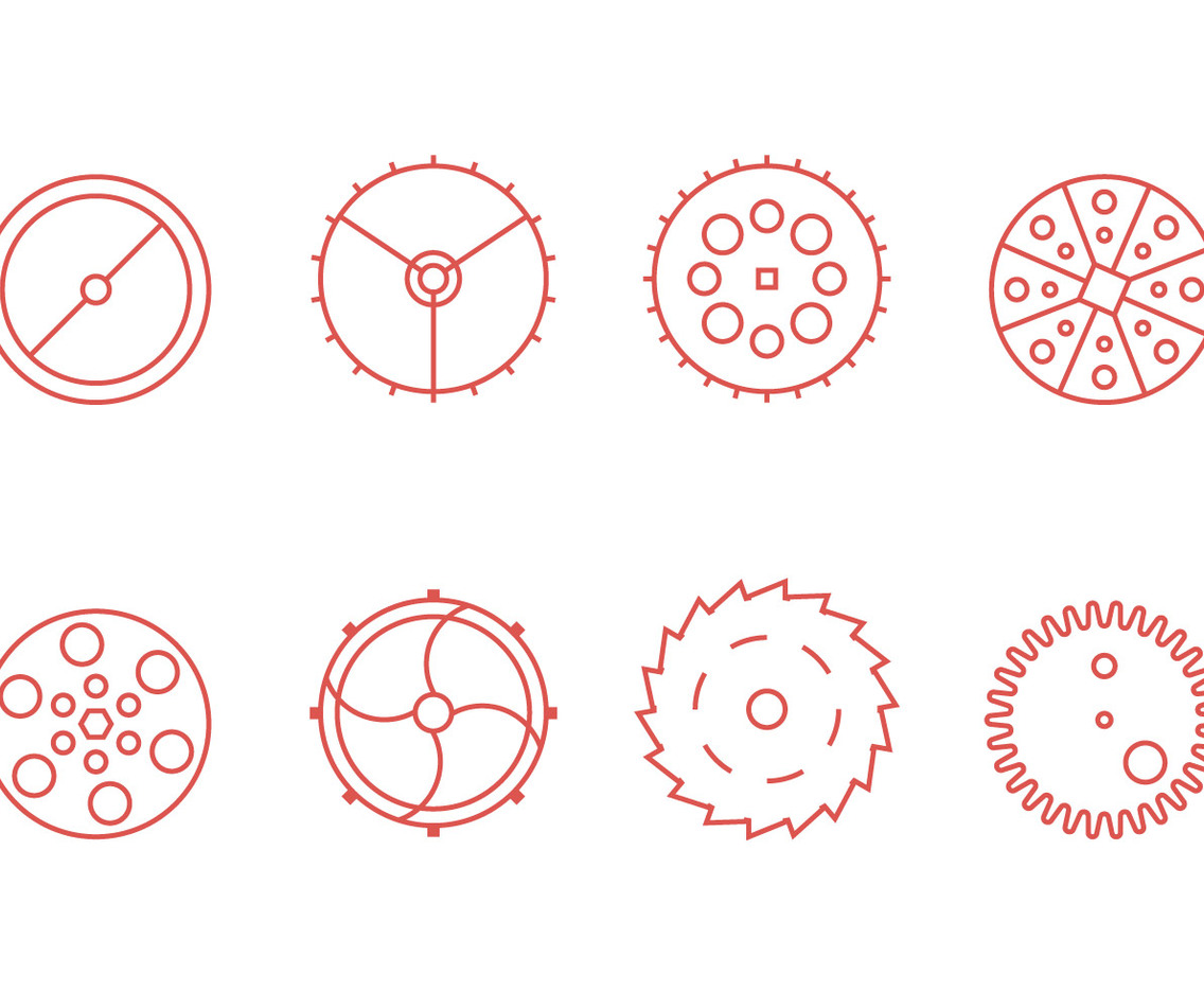 Free Clock Parts Vector Graphic 3