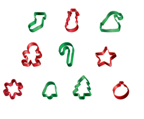 Free Christmas Cookie Cutter Vector