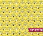 Tipi Indian Pattern Vector