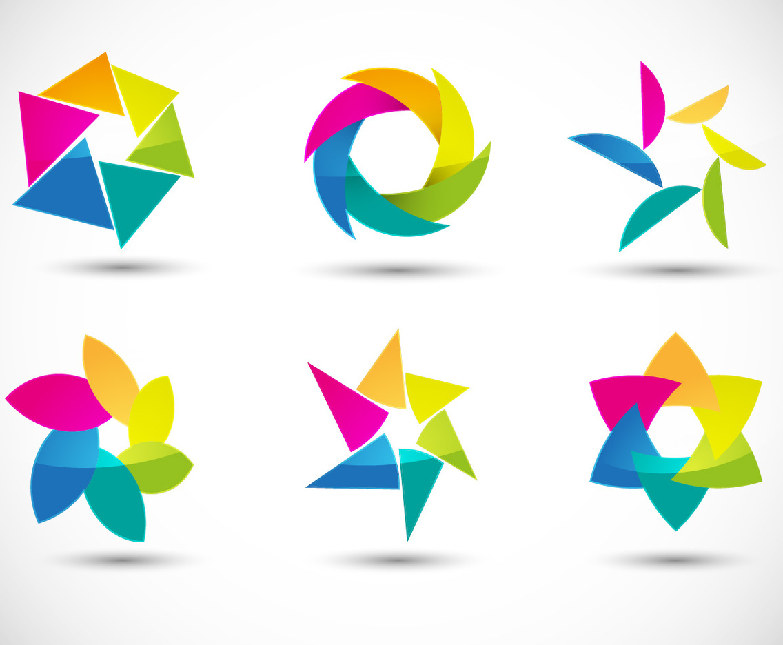 Color Swatches Logos Vector