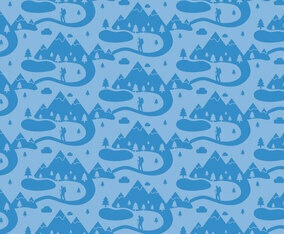Mountain Landscape Pattern