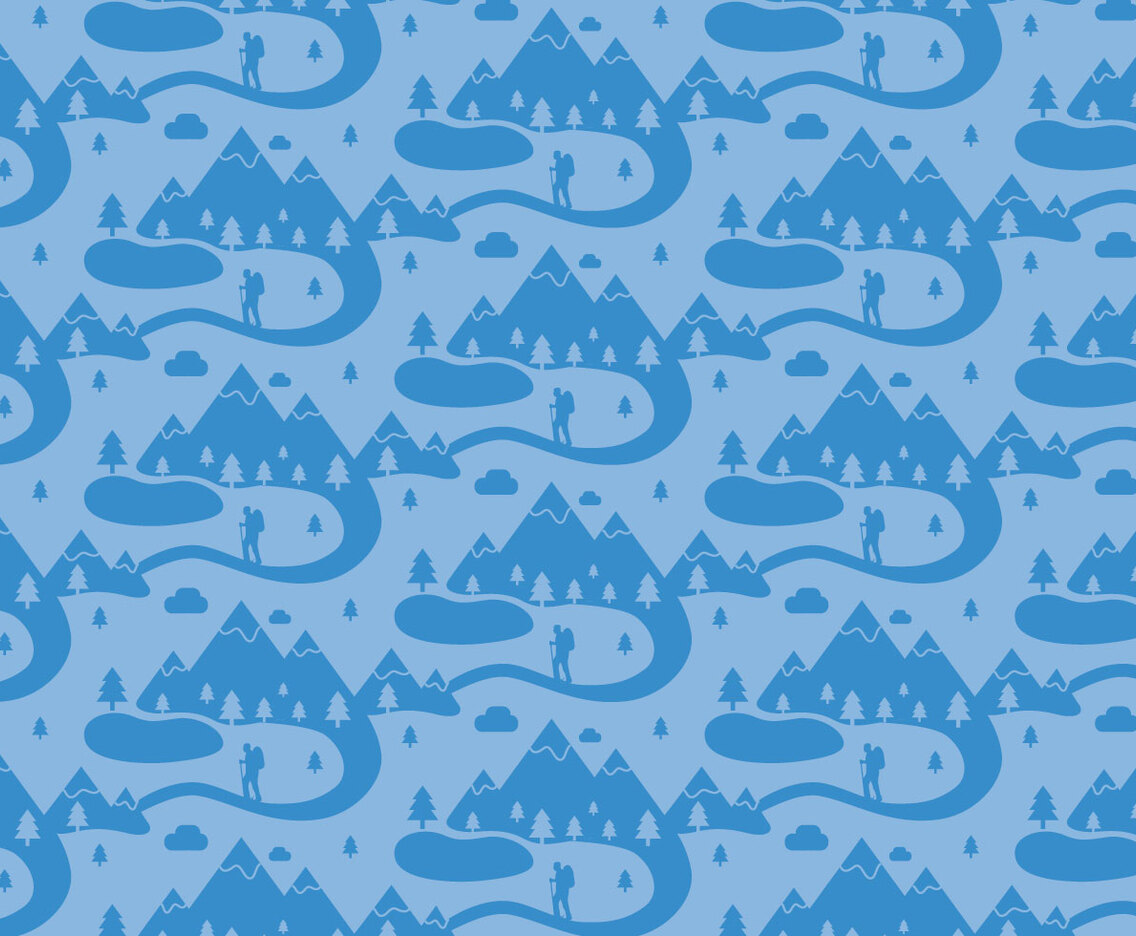 Mountain Landscape Pattern