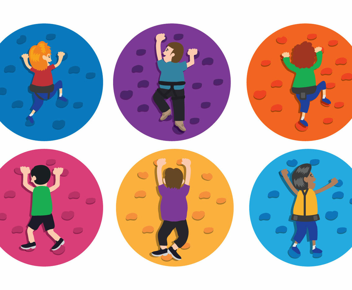 Climbing Wall Vector