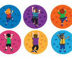 Climbing Wall Vector
